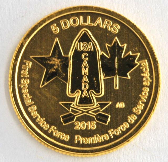 Random Year Canada Special Service 1/10th Ounce. 999 Fine Gold Bullion Coin