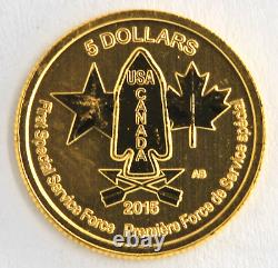 Random Year Canada Special Service 1/10th Ounce. 999 Fine Gold Bullion Coin