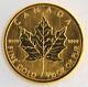 Random Year Canadian Maple Leaf 5 Dollars 1/10th Ounce. 999 Fine Gold Bullion