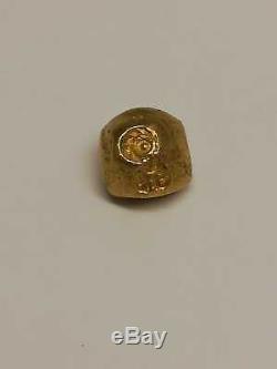 Rare 1851 Half Baht Gold Coin In Good Very Fine Condition