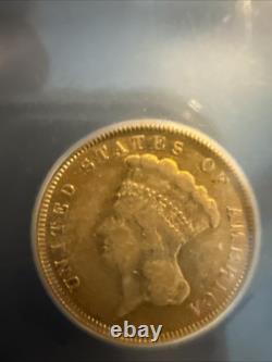 Rare 1878 $3 Gold Coin Vf20 Rare 1878 $3 Gold Coin Vf20
