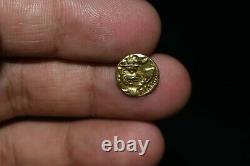 Rare Fine Genuine Ancient Sasanian Empire Gold Dinar Coin Circa AD 240-272