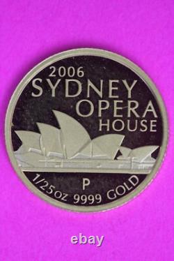 Rare Gem 1992 1/20th Once. 999 Fine Gold Australia Sydney Opera Coin 0144N