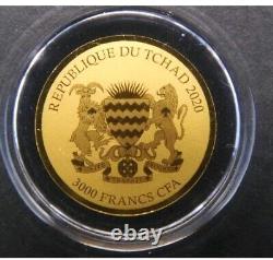 Republique Du Tchad Polare Zone 1/500 Oz. 999 Fine Gold Coin