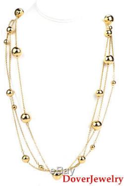 Roberto Coin 18K Gold Bead Pallini 31 Chain Necklace 65.8 Grams $9,620.0 NR