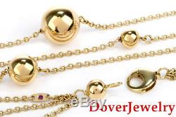 Roberto Coin 18K Gold Bead Pallini 31 Chain Necklace 65.8 Grams $9,620.0 NR