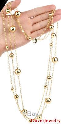 Roberto Coin 18K Gold Bead Pallini 31 Chain Necklace 65.8 Grams $9,620.0 NR