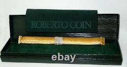 Roberto Coin 18K Yellow Gold Nine Station Diamond Primavera Bracelet