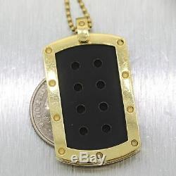 Roberto Coin 18k Yellow Gold Pois Moi Dog Tag 24 Necklace