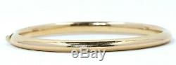 Roberto Coin 18k yellow gold bangle bracelet hinged