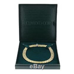 Roberto Coin Appassionata Necklace 18K Yellow Gold with Diamonds 16 Inches withBox