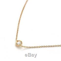 Roberto Coin Diamond Station Necklace in 18k Rose Gold. 10ct