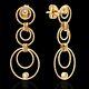Roberto Coin Earrings Yellow Gold 18k 750 Fine Jewelry 3.48g Diamond Natural