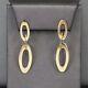 Roberto Coin Oval Link Dangle Earrings In 18k Yellow Gold Size Large