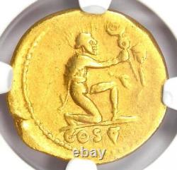 Roman Domitian Gold AV Aureus Coin 81-96 AD Certified NGC Choice Fine Rare