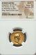 Roman Empire Vespasian Gold Aureus Ngc Choice Fine 5/4 Ancient Coin