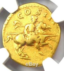 Roman Hadrian Gold AV Aureus Coin 117-138 AD Certified NGC Fine
