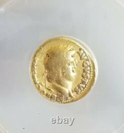 Roman NERO Gold Aureus ANACS Fine Ancient Coin