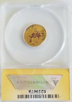 Roman NERO Gold Aureus ANACS Fine Ancient Coin