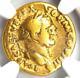 Roman Vespasian Gold Av Aureus Neptune Coin 69-79 Ad Certified Ngc Fine