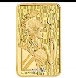 Royal Mint Britannia 5g 24k Gold Bullion Bar 999.9 Fine Gold Sigma Tested