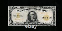 SC 1922 $10 Gold Certificate Hillegas Gold Coin Note Fr. 1173 (491)