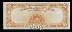 SC 1922 $10 Gold Certificate Hillegas Gold Coin Note Fr. 1173 (793)