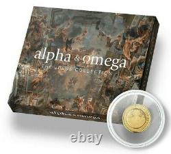 Samoa Alpha & Omega Bible Scripture Jesus 1/5 Oz. 9999 Fine Gold $5 Coin Coa 330