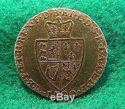 Scarce Great Britain George III Guinea 1790 Gold Coin Fine Condition Km#609