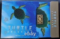 Sea Turtle Coin Collectors 2008 Turtle Dreaming 10G. 9999 fine gold