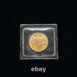 Sealed 1999 Canada Maple Leaf 1/20oz Privy Mark. 9999 Fine Gold Coin