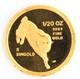 Singapore 5 Singold Year Of The Rabbit 1/20th Ounce. 999 Fine Pure Gold Coin