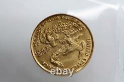 Solid Fine Gold 1986 1/10 oz American Eagle $5 Liberty Coin Collectible