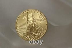 Solid Fine Gold 2014 1/10 oz American Eagle $5 Liberty Coin Collectible