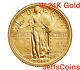 Standing Liberty Quarter 2016 Centennial Gold Coin. 9999 Fine 24karat 1916 16xc