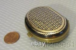 Superb 19c antique French Brevete PIQUE GOLD SILVER INLAY COIN CHANGE PURSE fine