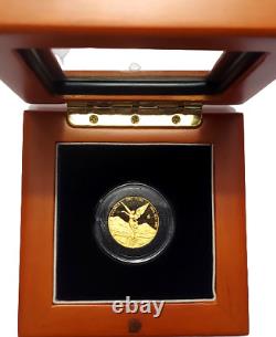 The 2016 Mexican 1/4 oz Gold Libertad Proof Gem Bu. 999 Fine