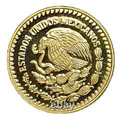 The 2016 Mexican 1/4 oz Gold Libertad Proof Gem Bu. 999 Fine