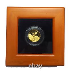 The 2016 Mexican 1/4 oz Gold Libertad Proof Gem Bu. 999 Fine