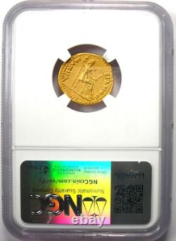 Tiberius Gold AV Aureus Roman Coin 14-37 AD Certified NGC VF (Very Fine)
