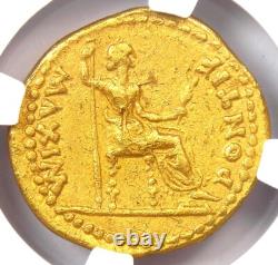 Tiberius Gold AV Aureus Roman Coin 14-37 AD Certified NGC VF (Very Fine)