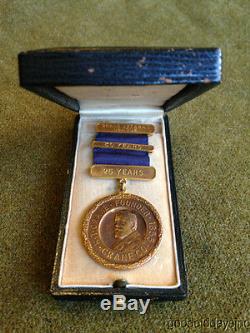 Tiffany 14kt Gold Medal Coin Crane. Co Crane Verteran League 30 Years of Service