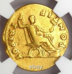 Titus Gold AV Aureus Ancient Roman Coin 79-81 AD Certified NGC Choice Fine