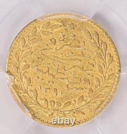 Turkey AH 1293 / 10 (1885)Gold 25 Kurush PCGS XF 45 TOP Population of 1 Turkey AH 1293 / 10 (1885)Gold 25 Kurush PCGS XF 45 TOP Population of 1