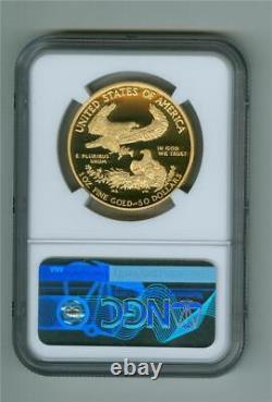 U. S. 2011-w $50 American Gold Eagle 25th Anniversary 1 Oz. Fine Gold Ngc Pf-70