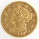 Us 1846 $5 Half Eagle Piece Liberty Head. 900 Fine Gold Coin Philadelphia Mint