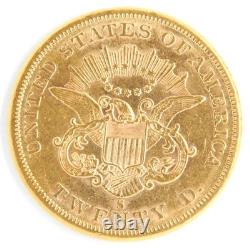 US 1860-S Liberty Head $20 Double-Eagle. 900 Fine Gold Coin San Francisco Mint