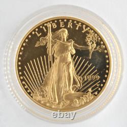 US 1999 1 Ounce. 917 Fine American Eagle $50 Dollar Proof Finish Gold Coin US 1999 1 Ounce. 917 Fine American Eagle $50 Dollar Proof Finish Gold Coin