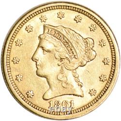 US Gold $2.50 Liberty Head Quarter Eagle VF Random Date