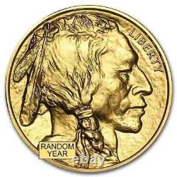 US Mint 1 oz American Gold Buffalo Random Date $50 Gold Coin. 9999 Fine BU